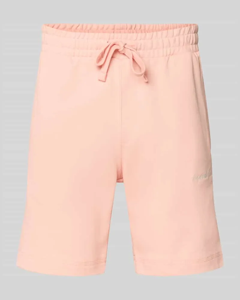 Jack & Jones Sweatshorts mit Stitching Modell 'KARL Apricot
