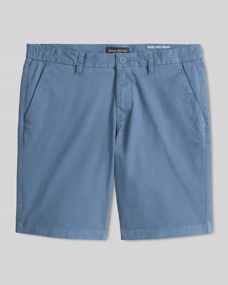Marc O'Polo Regular Fit Chinoshorts aus Baumwoll-Mix Blau