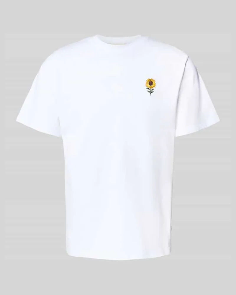 forét T-Shirt mit Motiv-Stitching Modell 'TOURNESOL 
