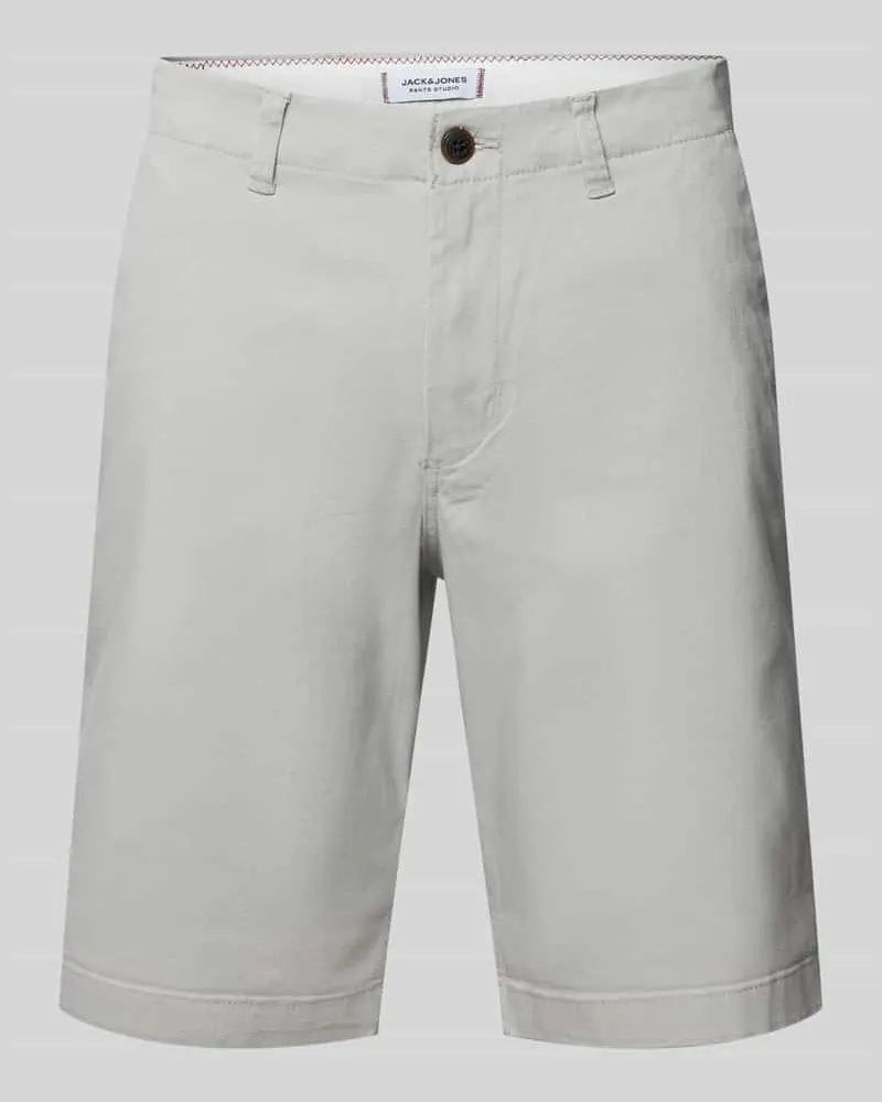 Jack & Jones Regular Fit Chinoshorts mit Gürtelschlaufen Modell 'DAVE 