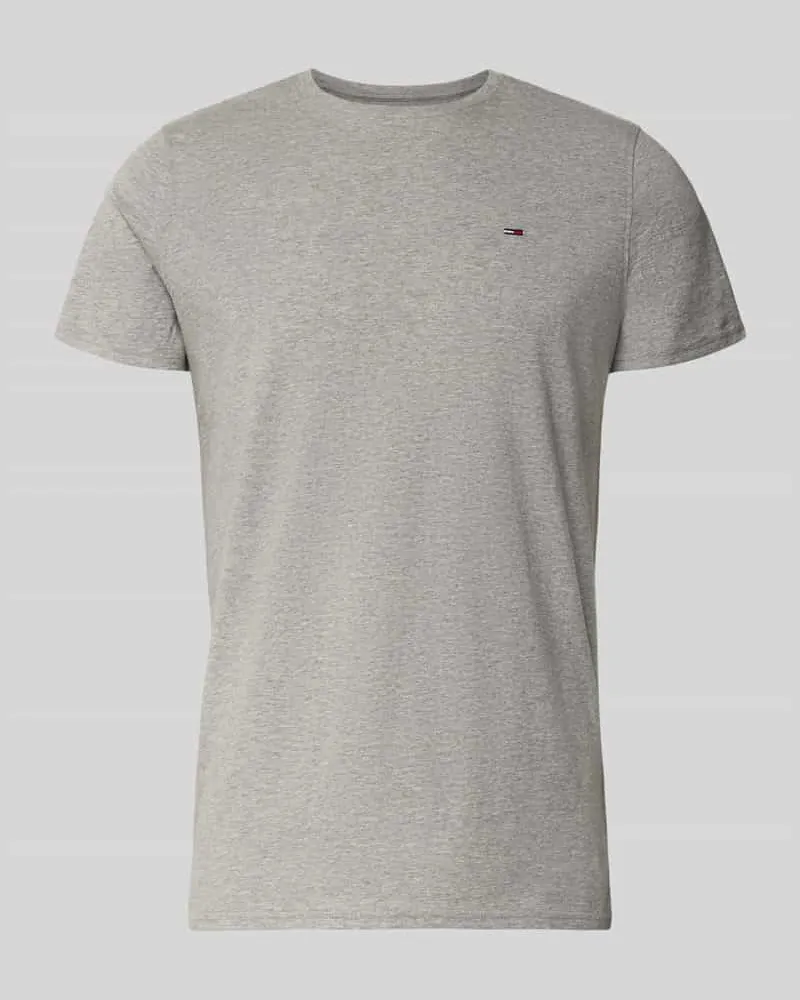 Tommy Hilfiger T-Shirt in Melange-Optik Mittelgrau
