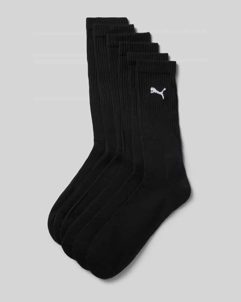 Puma Socken aus Baumwoll-Mix im 6er-Pack Black