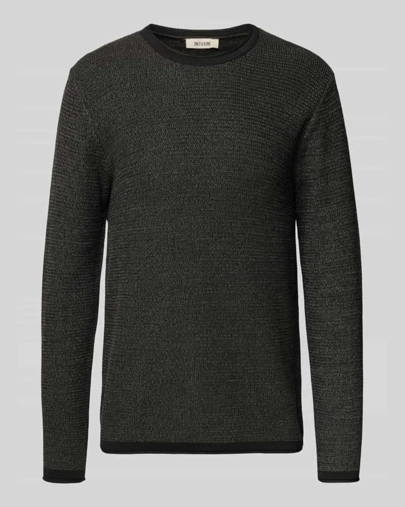 Only & Sons Regular Fit Strickpullover aus reiner Baumwolle Modell 'ERIC 