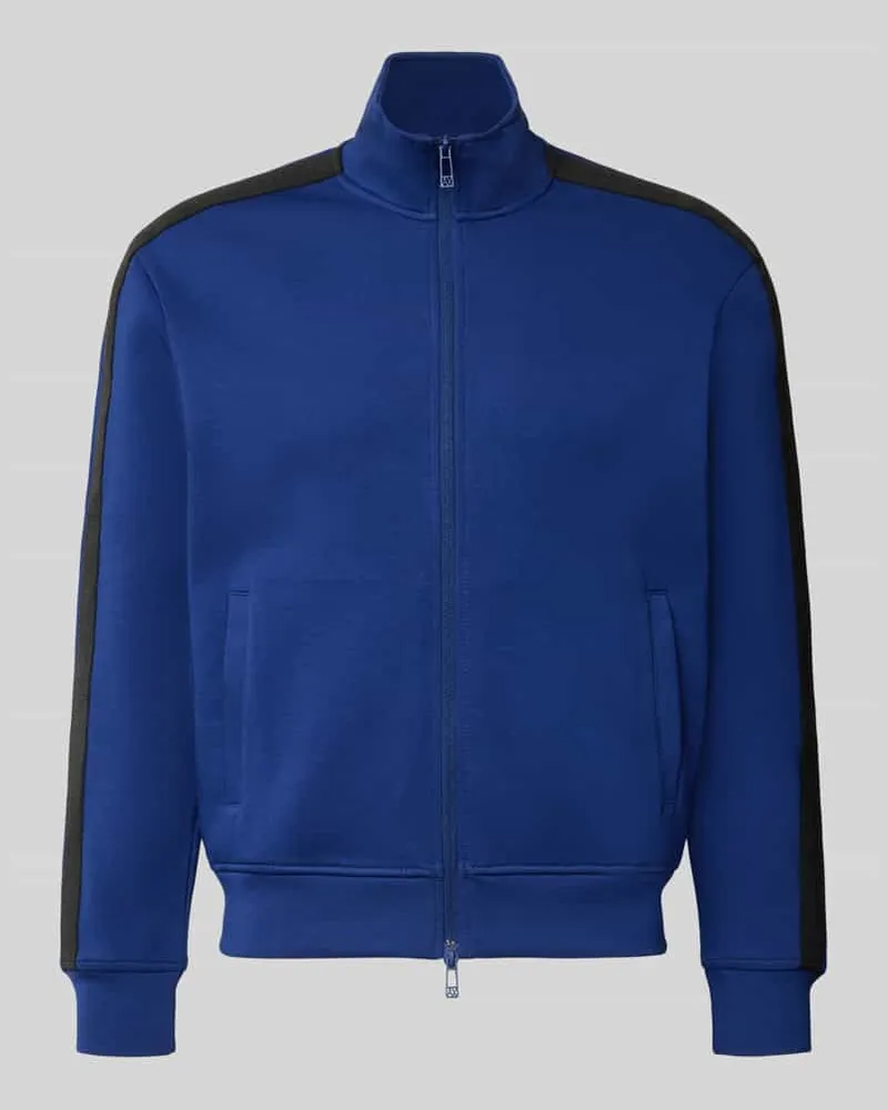 Armani Exchange Regular Fit Sweatjacke aus Baumwoll-Mix Modell 'Felpa Royal
