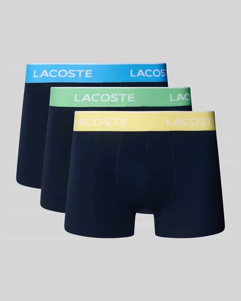 Lacoste Trunks aus Baumwoll-Mix im 3er-Pack 