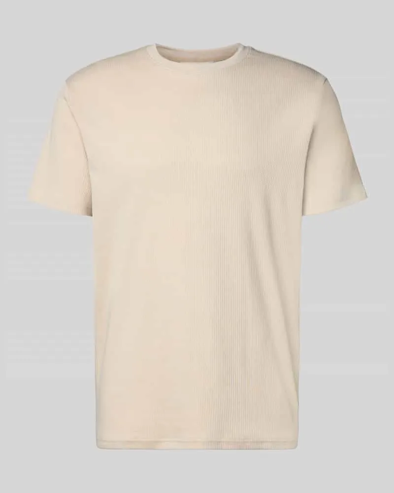Selected Homme Regular Fit T-Shirt aus Baumwoll-Mix Modell 'SPENCER Mud