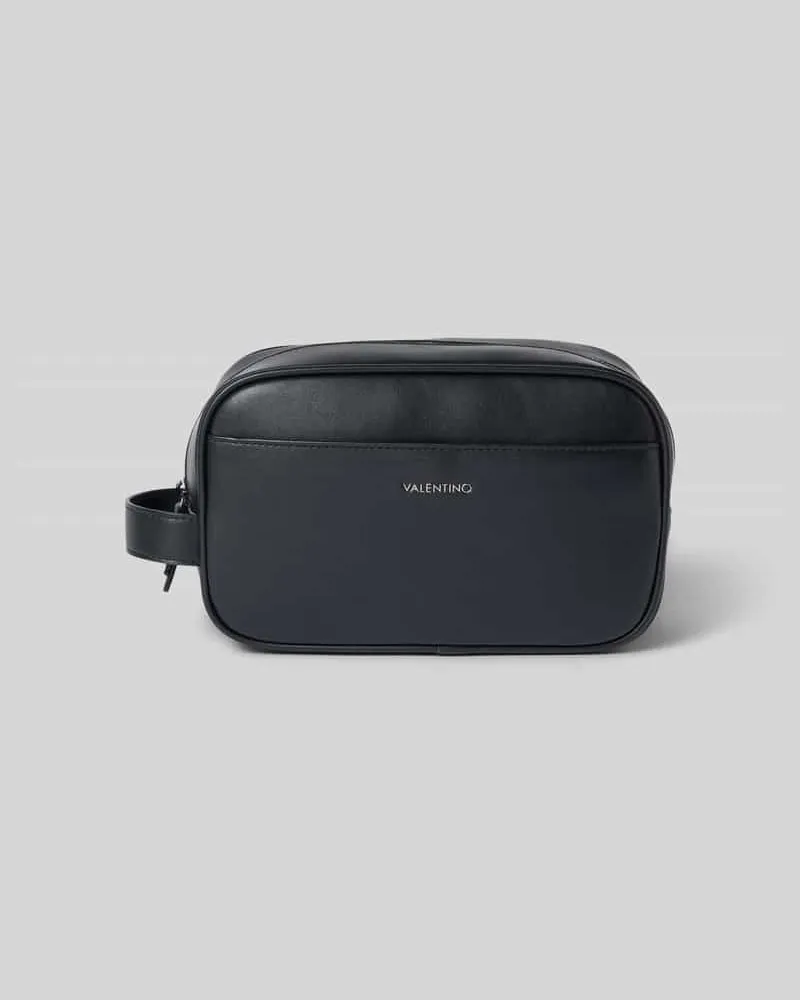 Valentino Bags Kosmetiktasche mit Label-Detail Modell 'Horizo Black