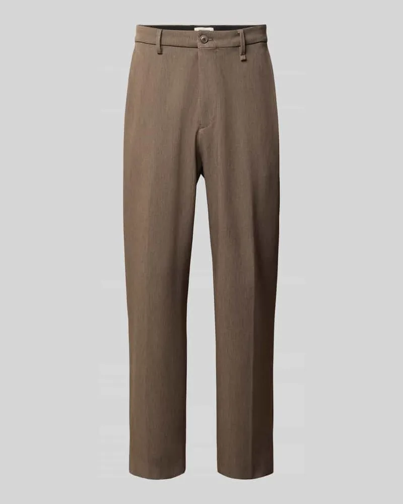 Drykorn Regular Fit Anzughose mit Viskose-Anteil Modell 'WYACO Camel
