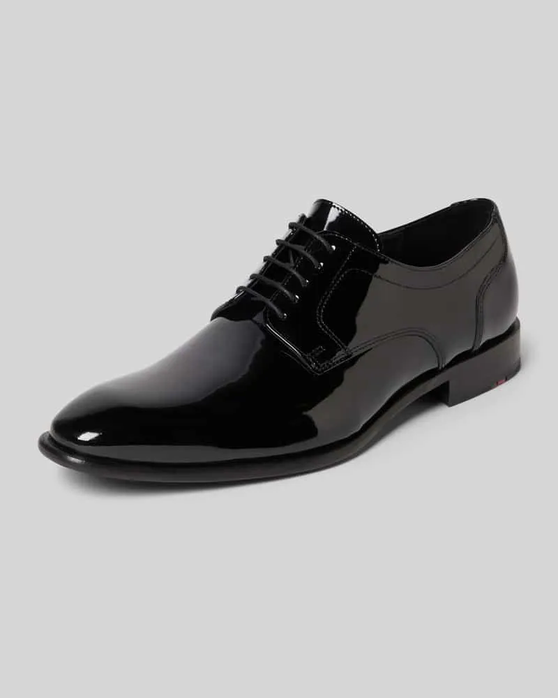 Lloyd Derby-Schuhe aus echtem Leder Modell 'LENO Black