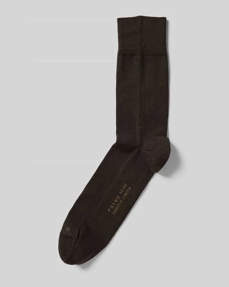 Falke Socken im unifarbenen Design Modell 'Sens. London 