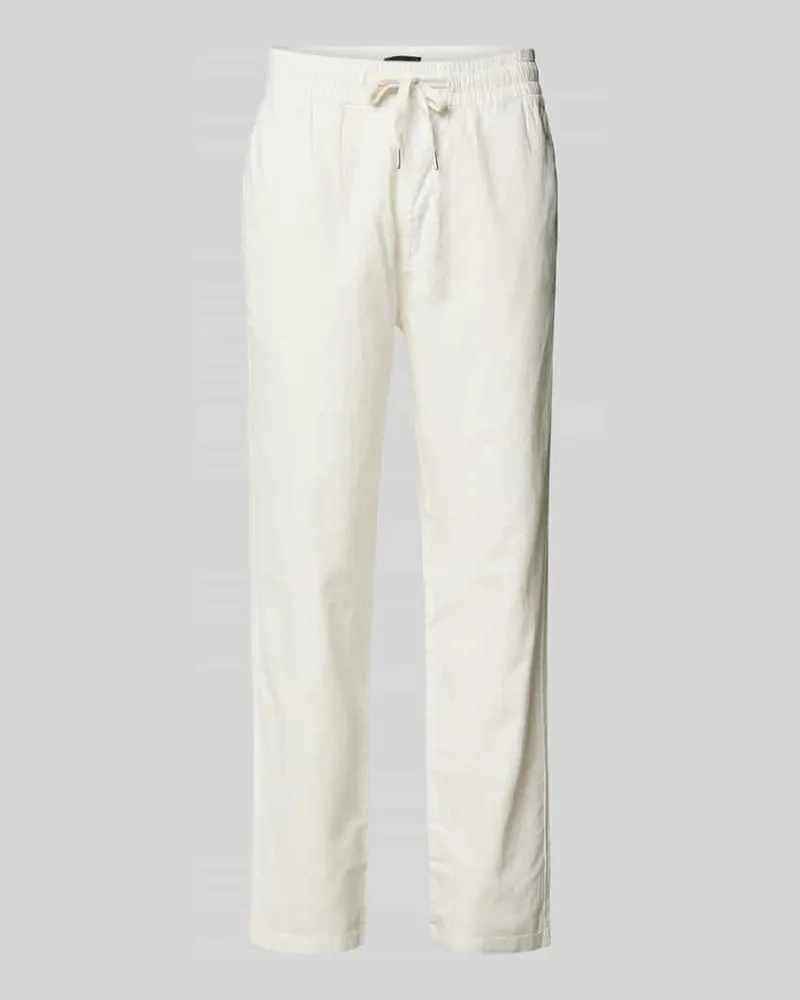 Matinique Regular Fit Leinenhose mit elastischem Bund Modell 'barton 