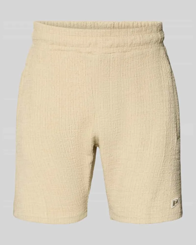 PEGADOR Shorts mit Label-Patch Modell 'LIBCO Sand