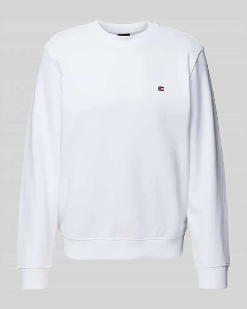 Napapijri Sweatshirt mit Logo-Stitching Modell 'BALIS 