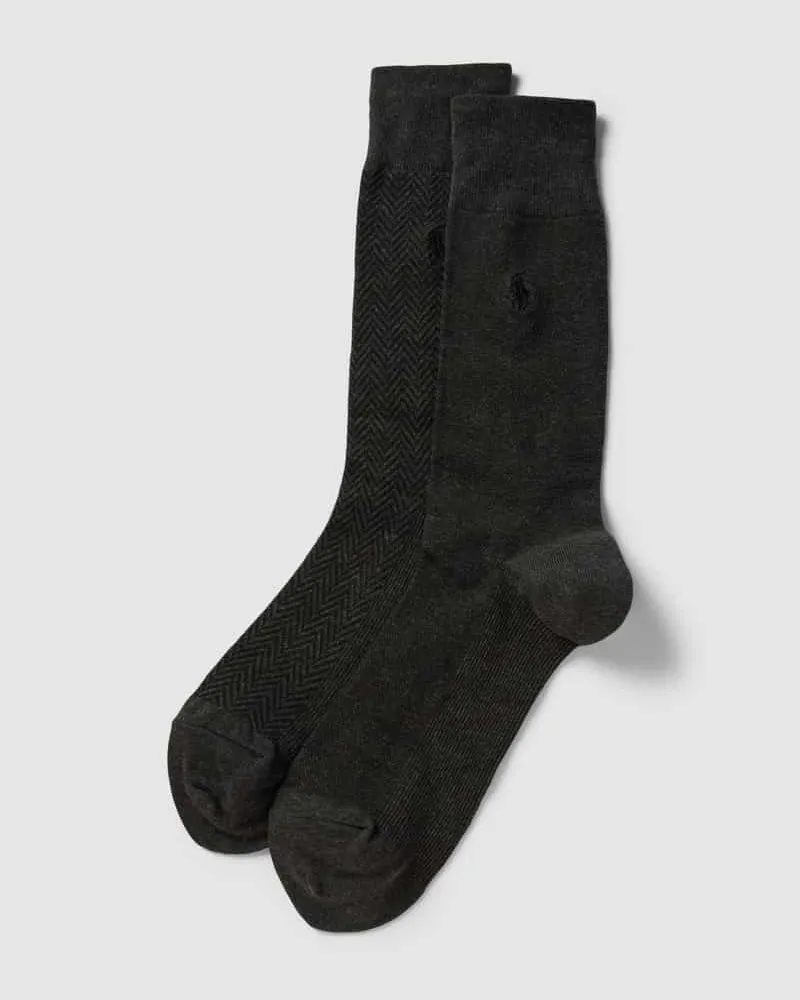 Ralph Lauren Socken mit grafischem Muster im 2er-Pack 