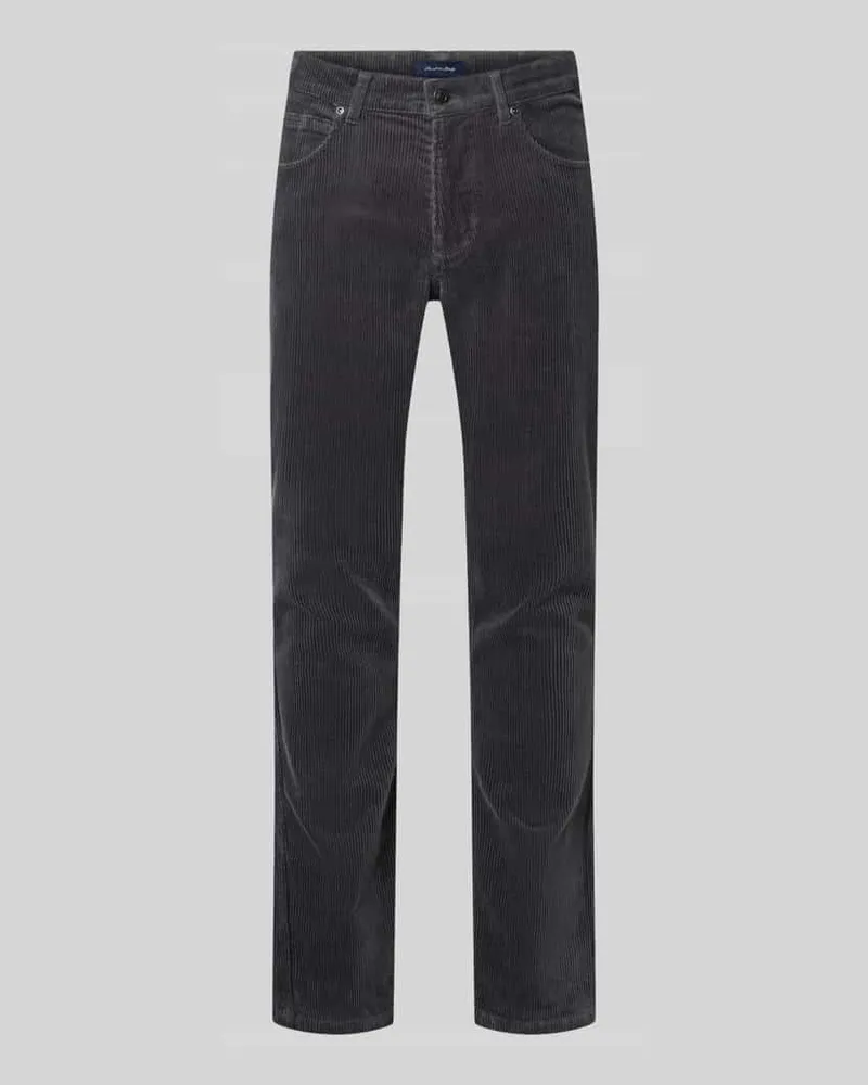 Christian Berg Regular Fit Cordhose im 5-Pocket-Design 
