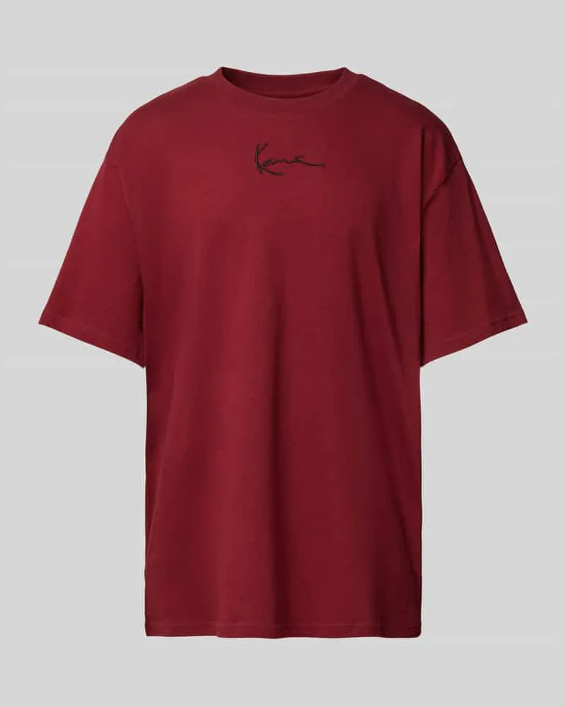 Karl Kani T-Shirt mit Label-Stitching 