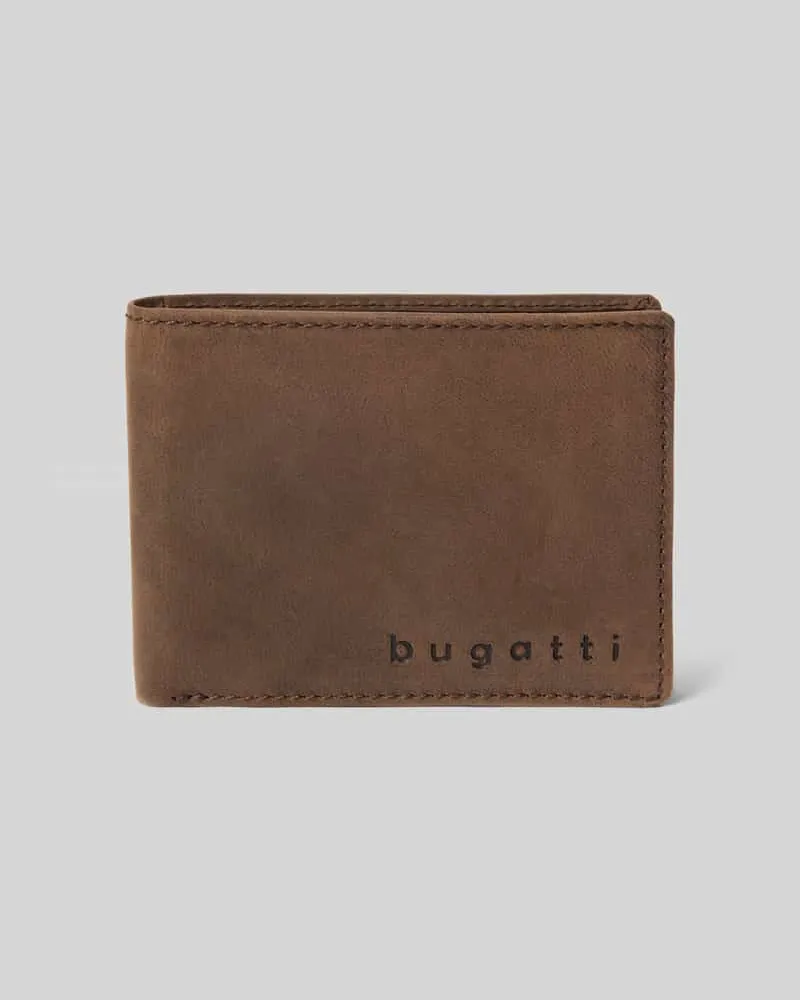 Bugatti Portemonnaie aus Leder Modell 'Luca Mittelbraun
