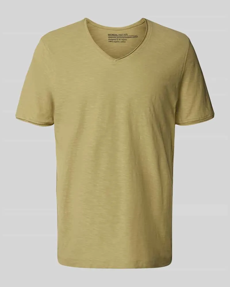 McNeal T-Shirt mit V-Ausschnitt Schilf
