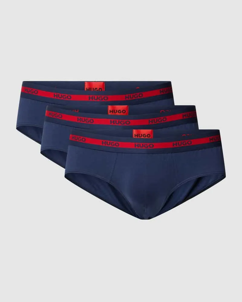 HUGO BOSS Slip mit elastischem Logo-Bund im 3er-Pack 