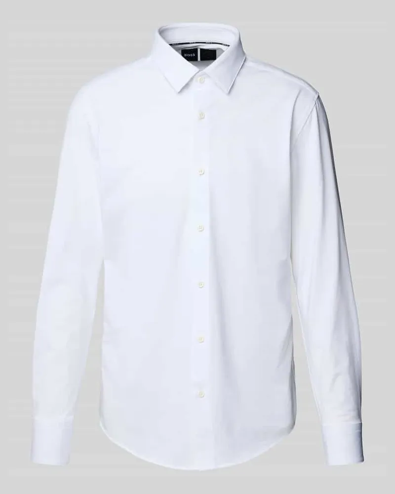 HUGO BOSS Slim Fit Businesshemd mit Stretch-Anteil 