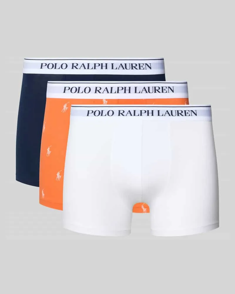 Ralph Lauren Trunks mit elastischem Logo-Bund im 3er-Pack 