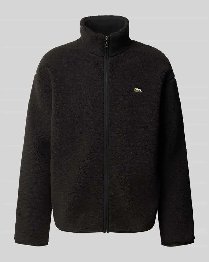 Lacoste Bomberjacke mit Logo-Detail Black