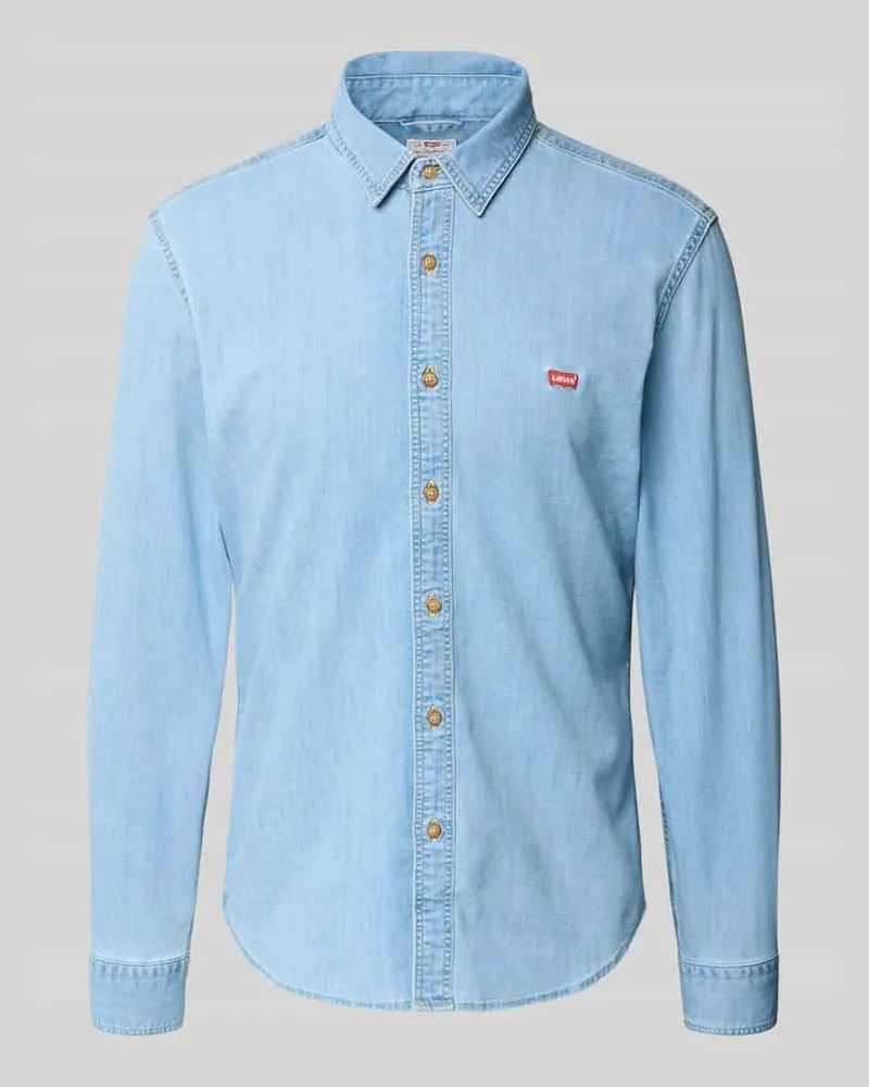 Levi's Freizeithemd in Denim-Optik Jeansblau