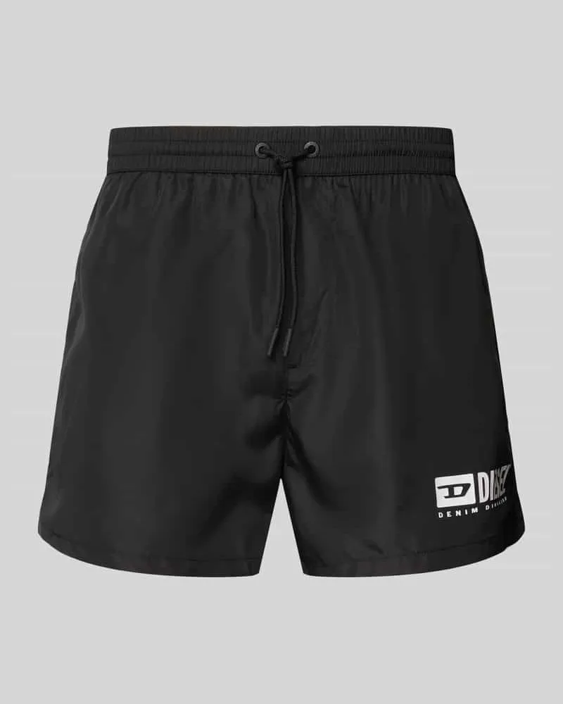 Diesel Badehose mit Label-Print Modell 'KEN 