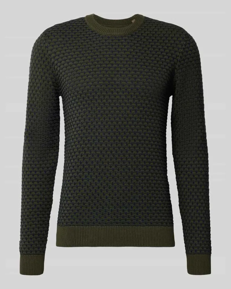 Blend Strickpullover mit Rundhalsausschnitt Modell 'DONG 