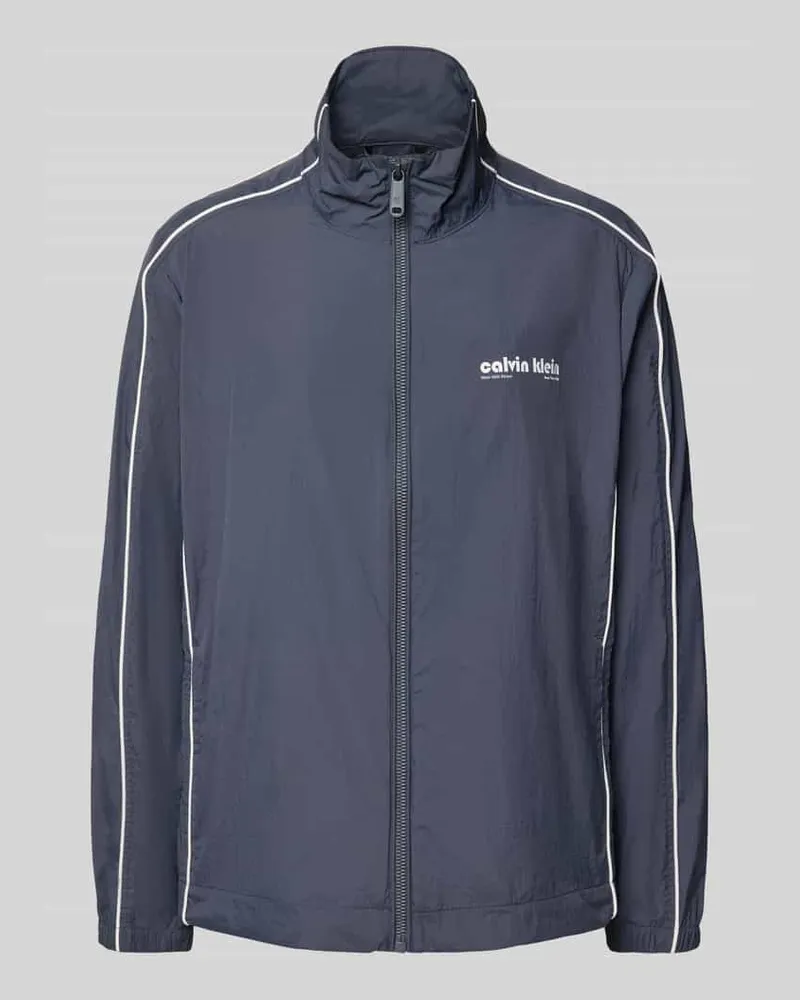 Calvin Klein Jacke mit Label-Print 