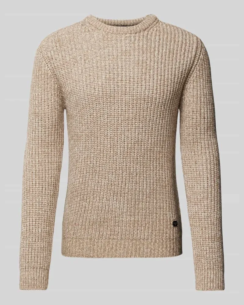 JOOP! Strickpullover mit Rundhalsausschnitt Modell 'Oro 