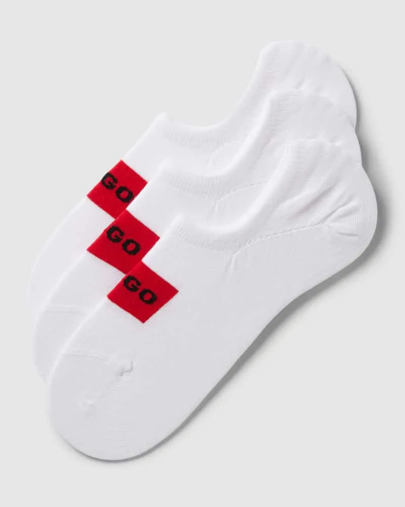 HUGO BOSS Sneakersocken im 3er-Pack Modell 'LABEL 