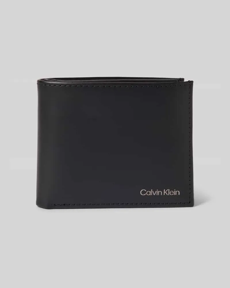 Calvin Klein Portemonnaie mit Label-Schriftzug 