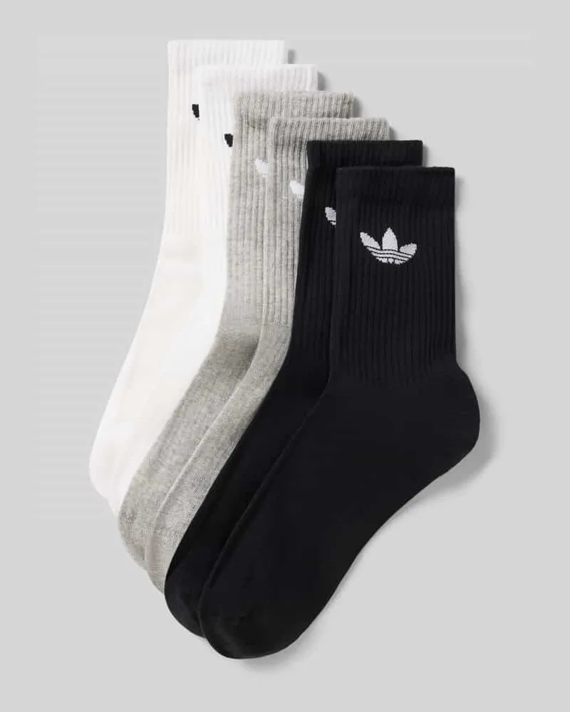 adidas Socken mit Logo im 6er-Pack Hellgrau