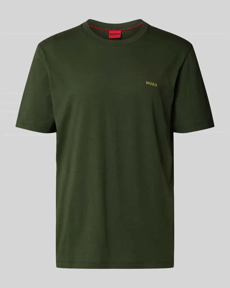 HUGO BOSS T-Shirt mit Rundhalsausschnitt Modell 'Dero Dunkelgruen