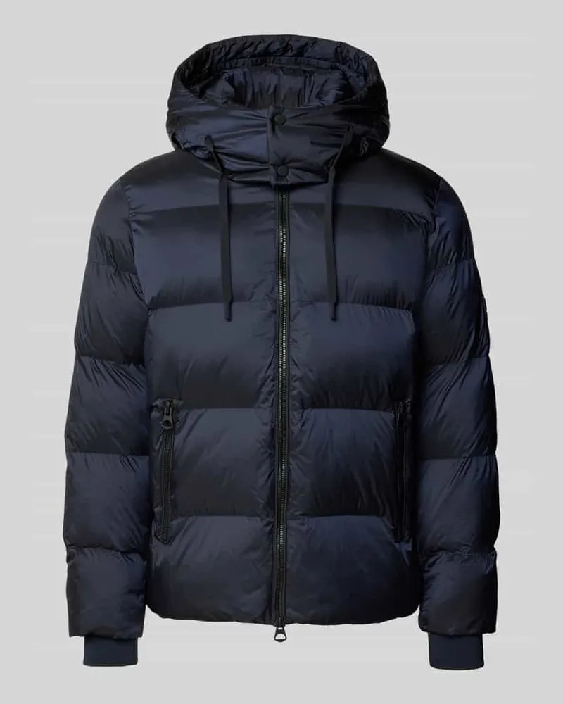 Antony Morato Relaxed Fit Jacke in Stepp-Optik mit Baumwoll-Anteil Marine