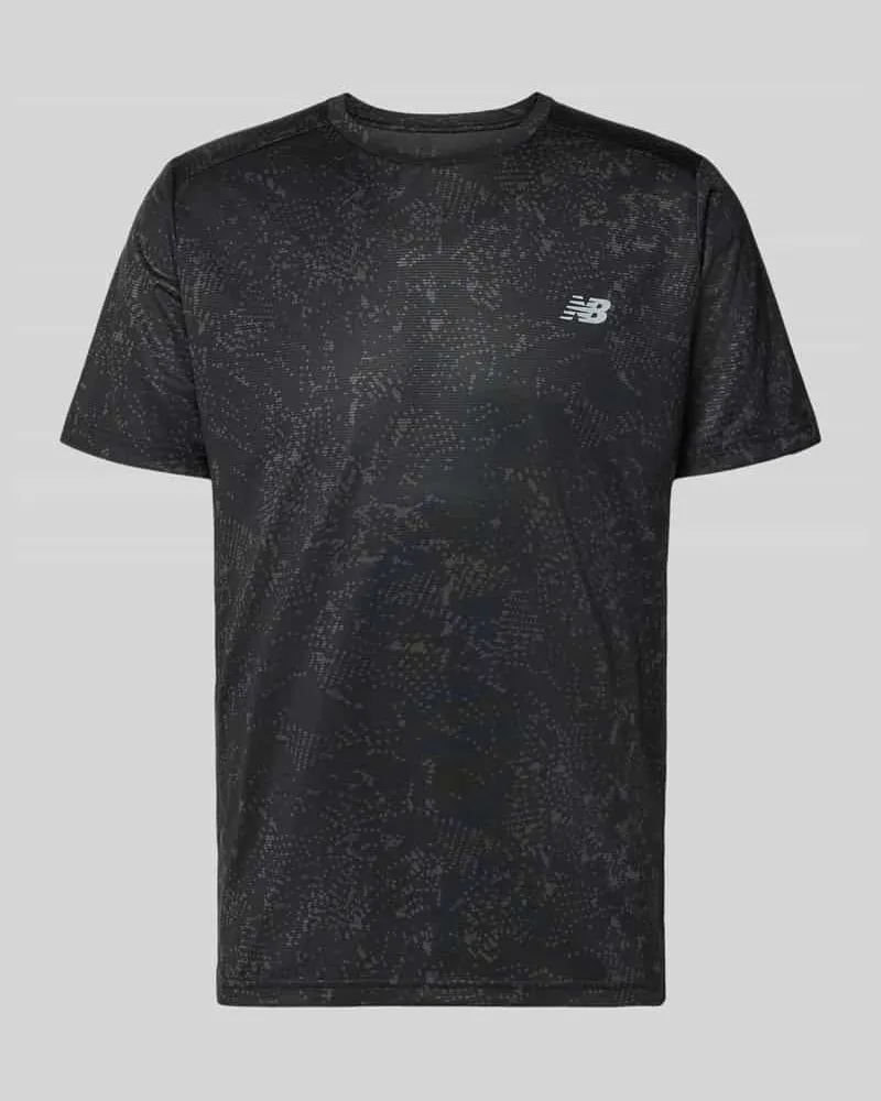 New Balance T-Shirt mit Logo-Print Modell 'ESSENTIAL Petrol