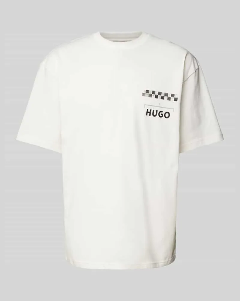 HUGO BOSS T-Shirt mit Label-Print Modell 'Drallie 