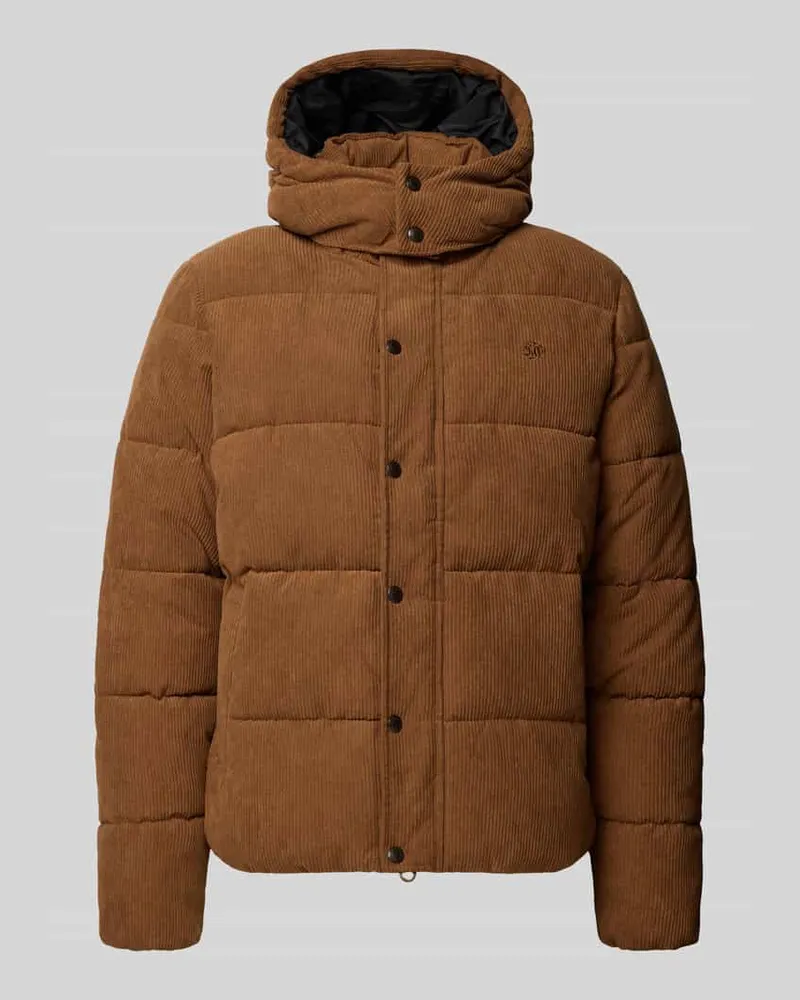 Superdry. Steppjacke in Cord-Optik Camel