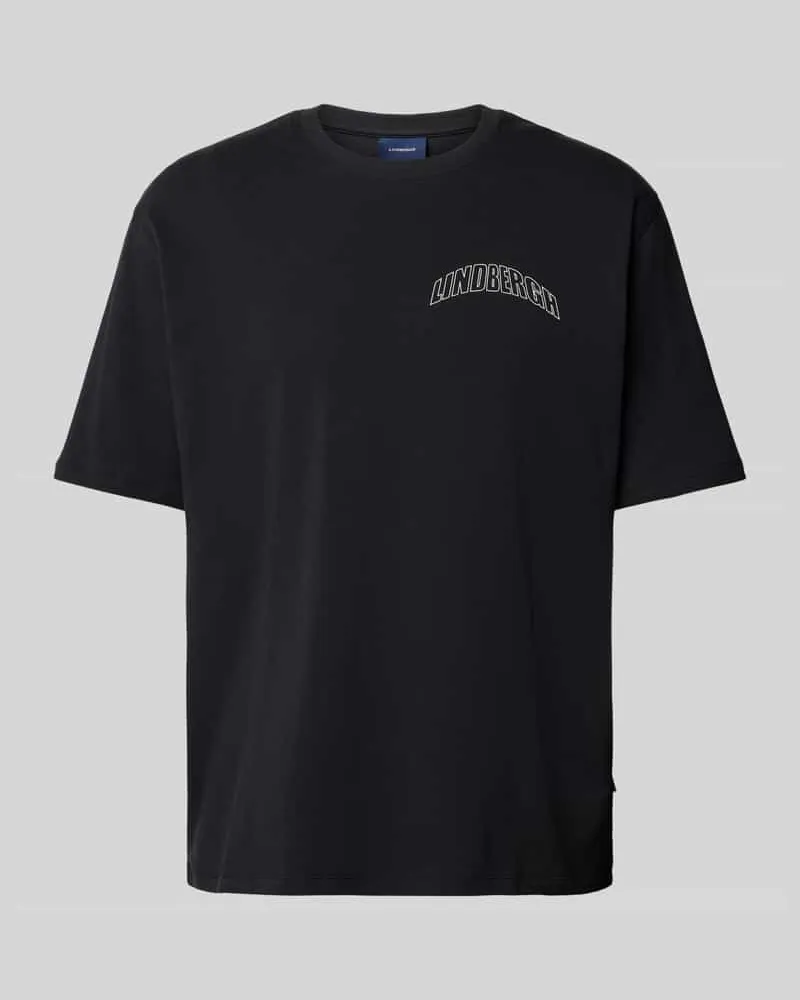 Lindbergh Oversized T-Shirt mit Label-Print 