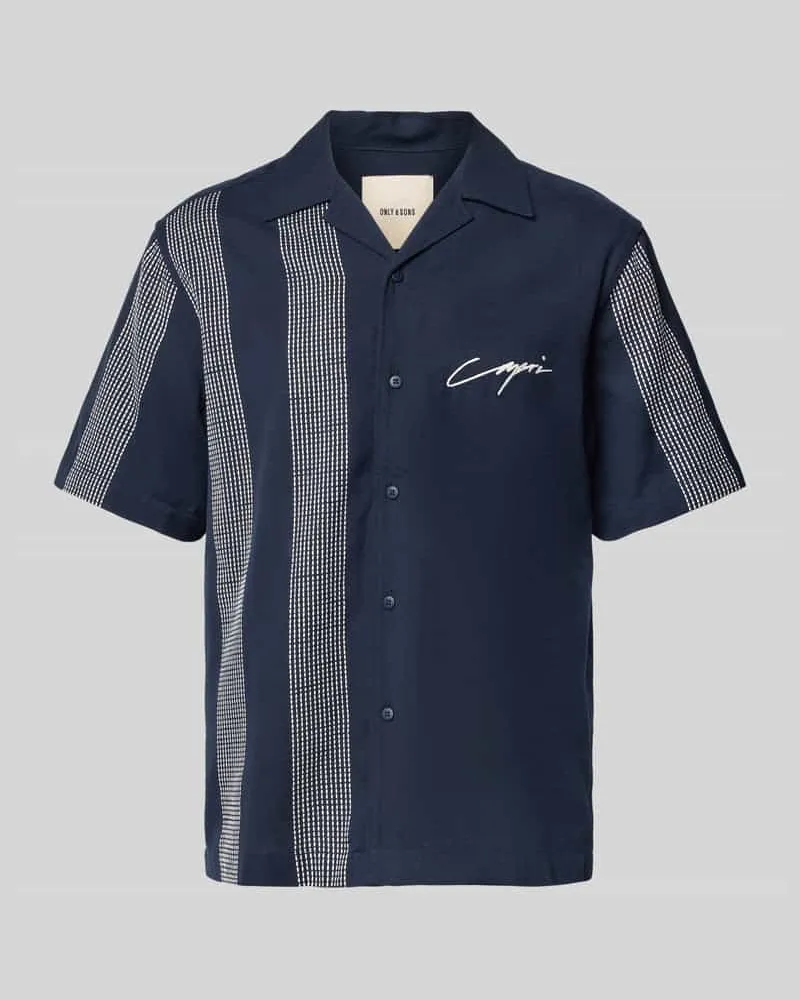 Only & Sons Freizeithemd mit Knopfleiste Modell 'SEIO 