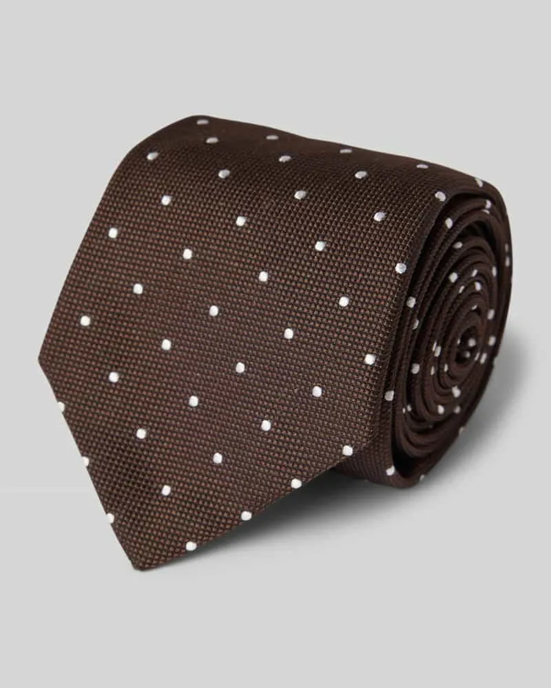 HUGO BOSS Seidenkrawatte mit Allover-Muster 