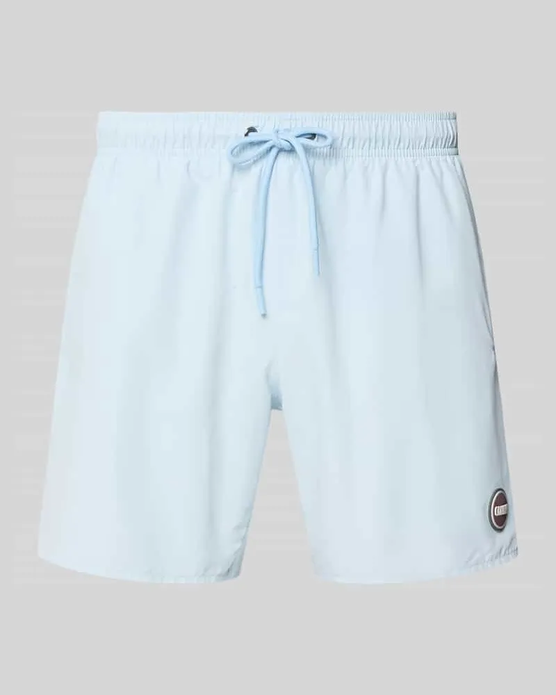 Colmar Badehose mit elastischem Bund Modell 'Solid Hellblau