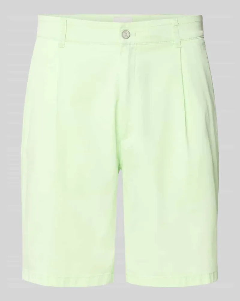 Brax Relaxed Fit Bermuda aus Baumwoll-Mix Modell 'TINO Neon