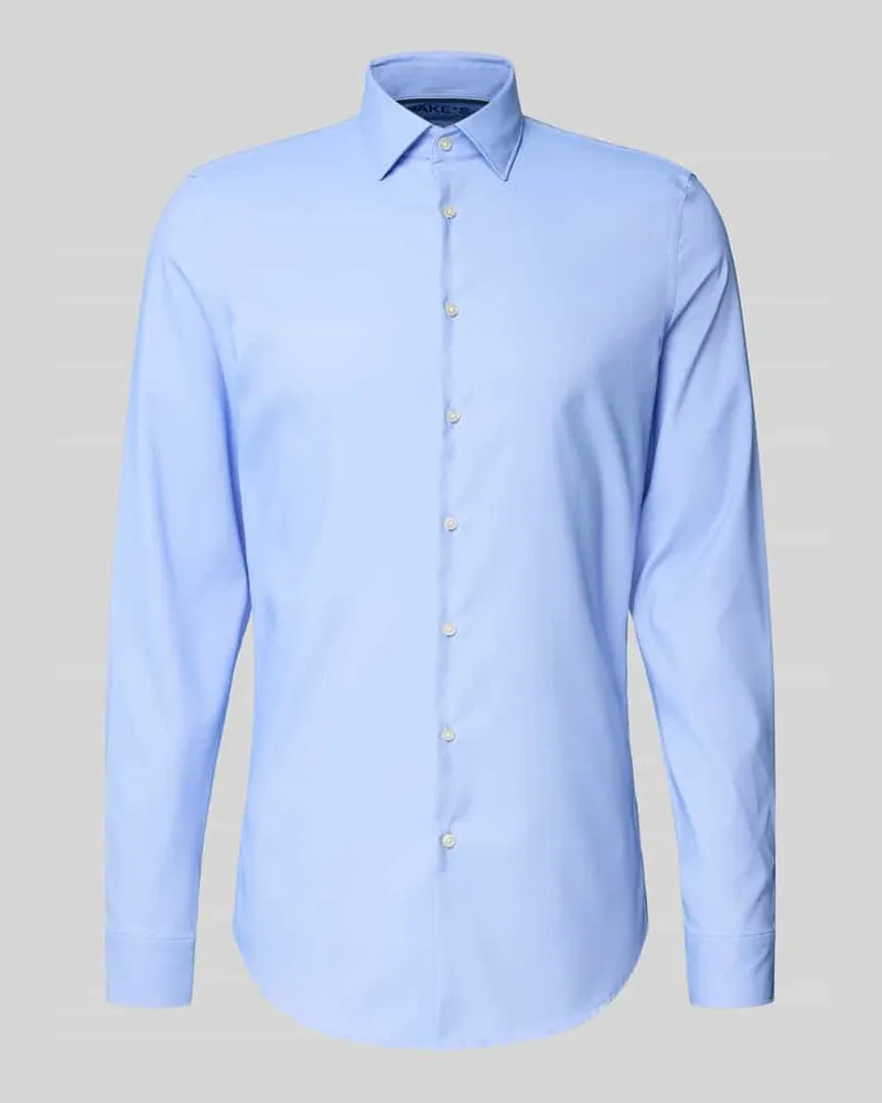 JAKE*S Slim Fit Business-Hemd mit extra langem Arm 