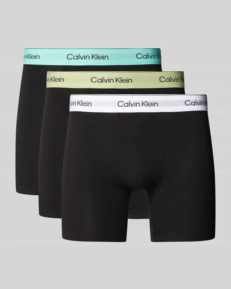 Calvin Klein Trunks mit Label-Bund im 3er-Pack 