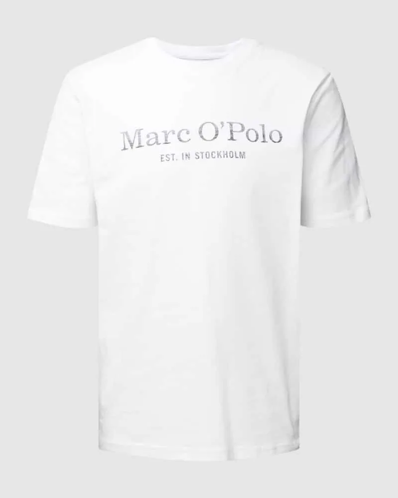 Marc O'Polo T-Shirt mit Statement- und Label-Print 