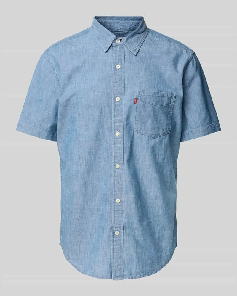 Levi's Standard Fit Jeanshemd mit Brusttasche Modell 'SUNSET 