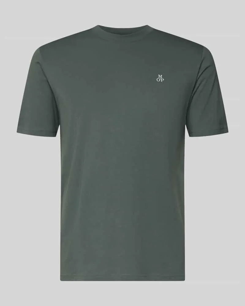Marc O'Polo T-Shirt mit Label-Print Oliv