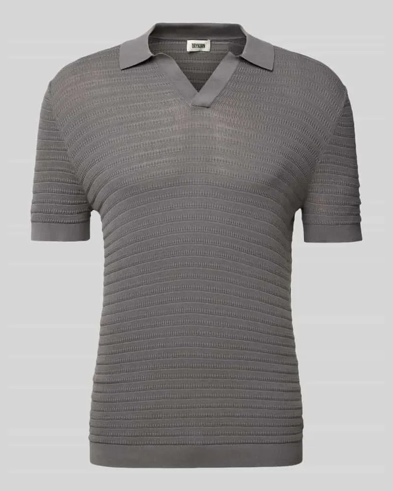 Drykorn Regular Fit Poloshirt mit V-Ausschnitt Modell 'BRAIAN 